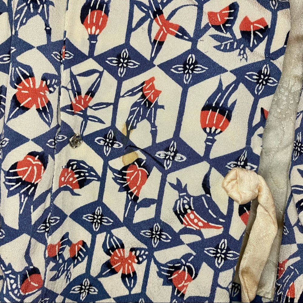 Vintage Kimono Style Shirt 1970s - Picture 6 of 7